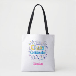 Bolso De Tela Coordinador del caos | Divertida vida de mamá | Pe