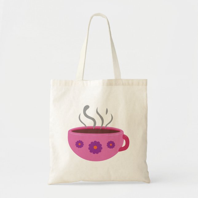 Bolso De Tela Copa caliente de café (Frente)