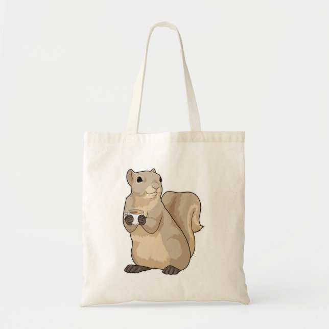Bolso De Tela Copa Coffee de ardilla (Frente)