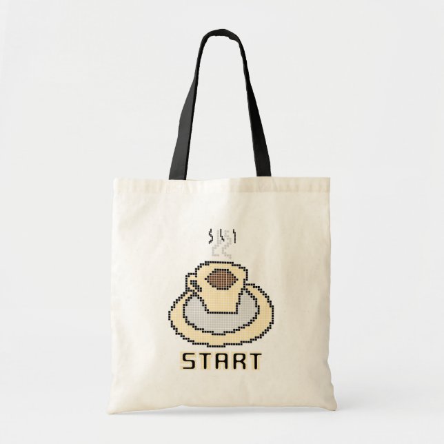 Bolso De Tela Copa de café (Frente)