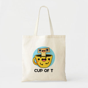 Bolso De Tela Copa De T Funny Alphabet Tea Pun
