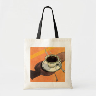 Bolso De Tela Copa de Vintage de café, saudita, cuchara, retro