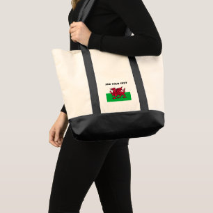 Bolso De Tela Copa Mundial de Fútbol Bandera de Gales 2022