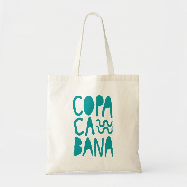 Bolso De Tela Copacabana RJ (Frente)