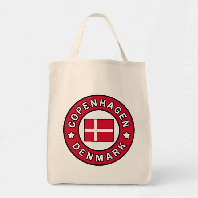 Bolso De Tela Copenhague Dinamarca (Frente)