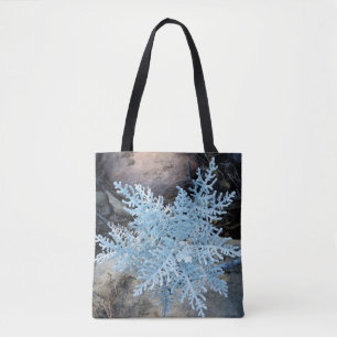 Bolso De Tela Copo de nieve vivo