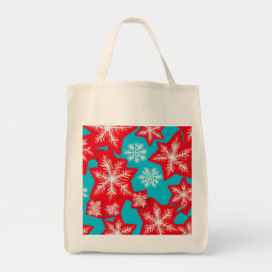 Bolso De Tela Copos de nieve