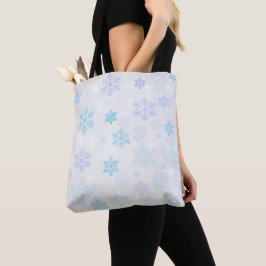 Bolso De Tela Copos de nieve