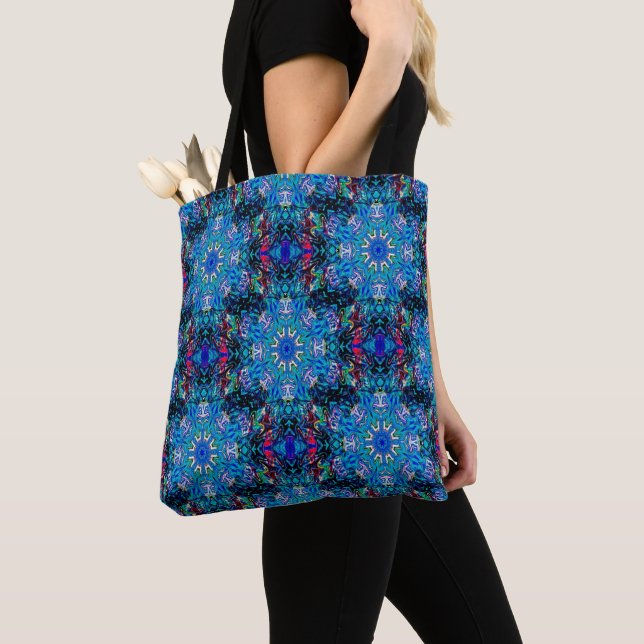 Bolso De Tela Copos de nieve del mar...... (Detalle)