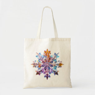 Bolso De Tela "Copos de nieve irlandeses