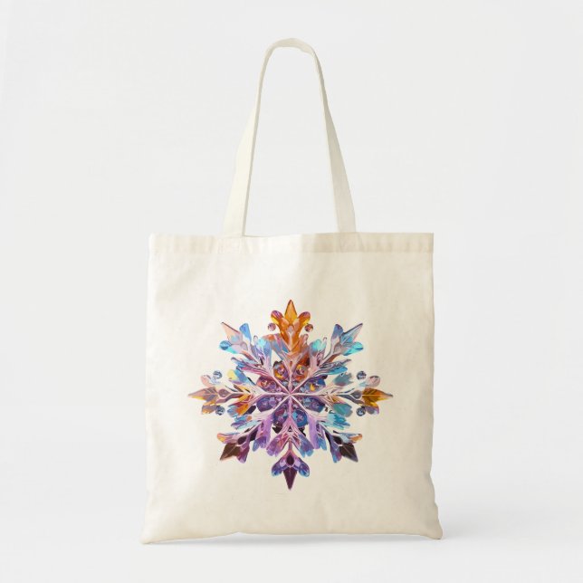 Bolso De Tela "Copos de nieve irlandeses (Frente)