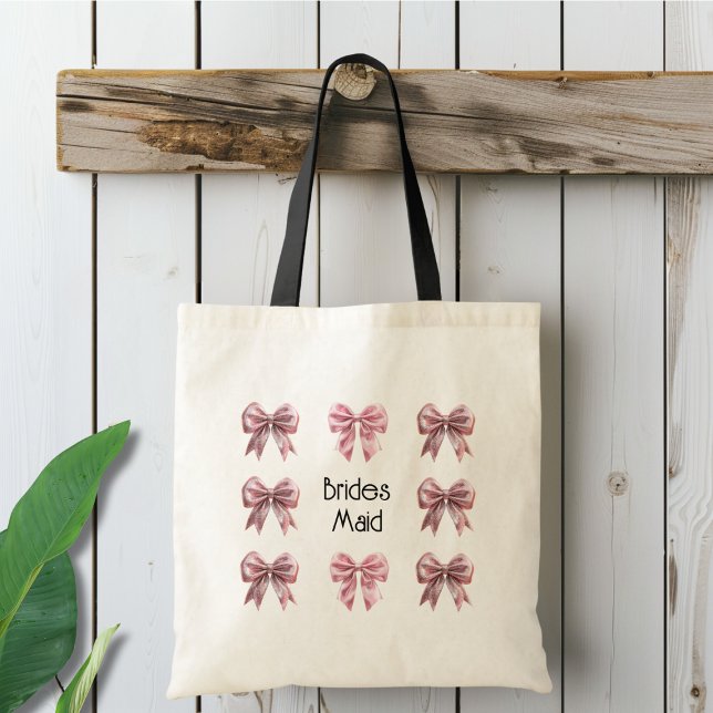 Bolso De Tela Coqueta de lazo rosa para fiesta de boda (Subido por el creador)