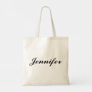 Bolso De Tela Coqueta moderna personalizar nombre Dama de honor