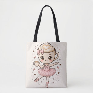 Bolso De Tela Coquette Barista Ballerina Tote