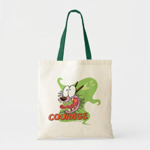 Bolso De Tela Coraje al perro cobarde Gráfico fantasma