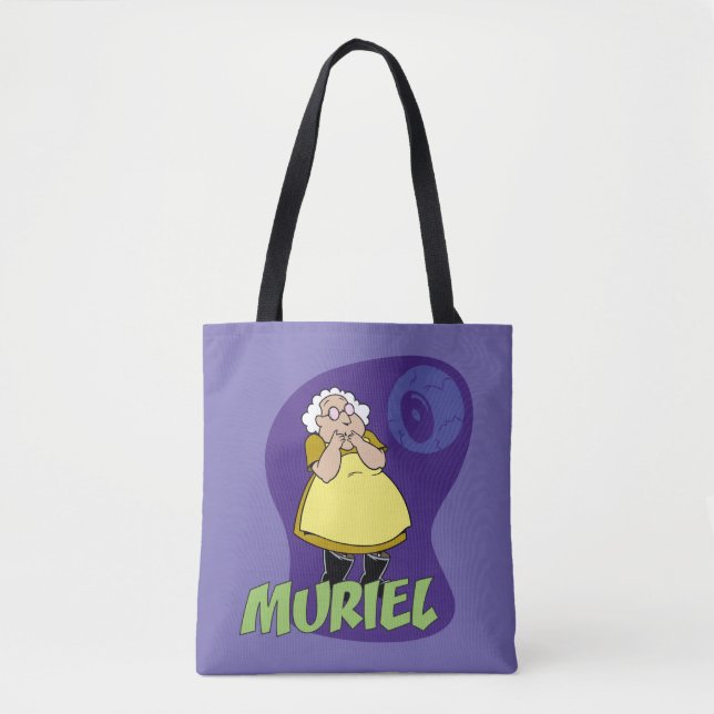 Bolso De Tela Coraje al perro cobarde | Muriel Graphic (Anverso)