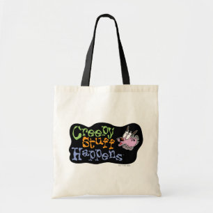 Bolso De Tela Coraje al perro cobarde Sucede algo espeluznante
