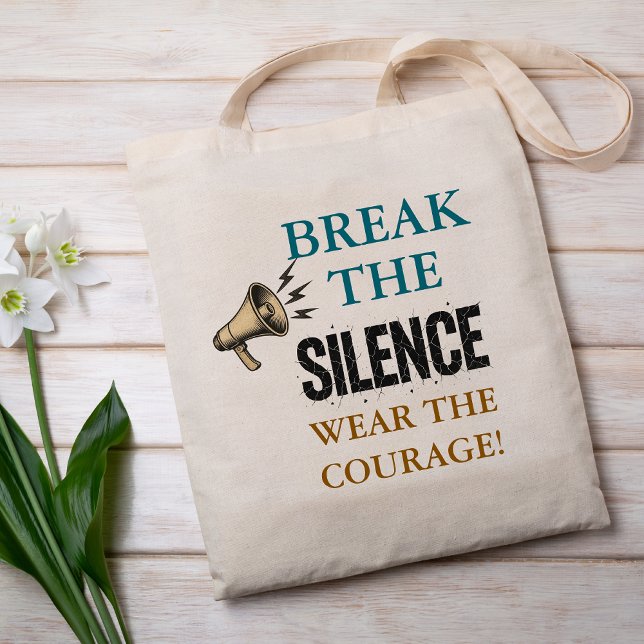 Bolso De Tela Coraje para Romper el Silencio (Subido por el creador)
