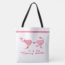 Bolso De Tela Coral Blanco Coral Corazón Coral Parejas San Valen