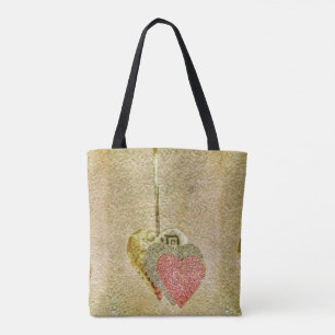 Bolso De Tela Corazón