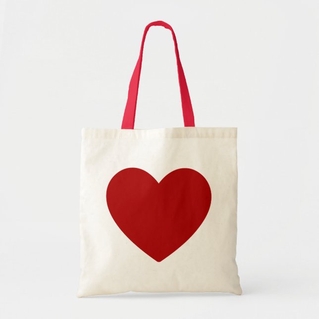Bolso De Tela Corazón (Frente)