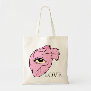 Bolso De Tela Corazón