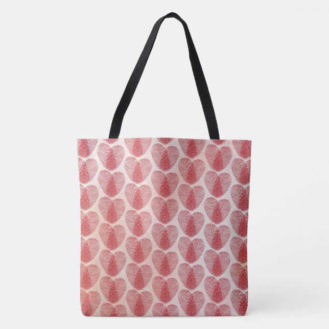 Bolso De Tela Corazón (Anverso)