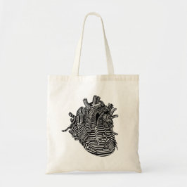 Bolso De Tela Corazón