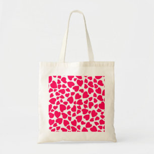 Bolso De Tela Corazón 2014 del estampado de animales