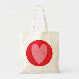 Bolso De Tela Corazón 3