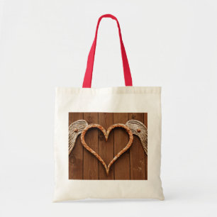 Bolso De Tela Corazón alado