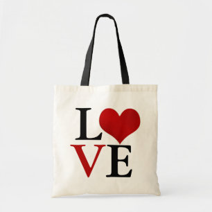 Bolso De Tela Corazón, Amor