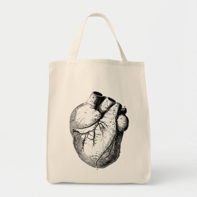 Bolso De Tela Corazón anatómico correcto (Frente)