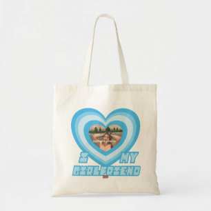 Bolso De Tela Corazón azul PowerPuff Dingus - NOVIA