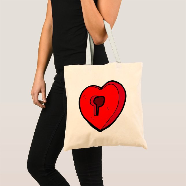Bolso De Tela Corazón de agujeros (Subido por el creador)