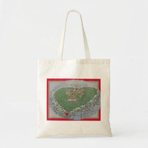 Bolso De Tela Corazón de Alfombra