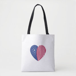 Bolso De Tela Corazón de América