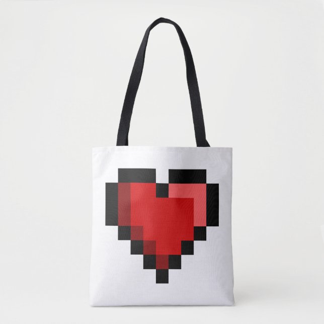 Bolso De Tela Corazón de amor (Anverso)