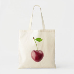 Bolso De Tela Corazón de cerezo