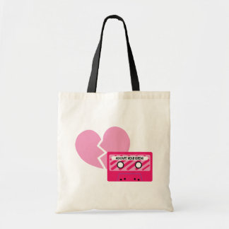 Bolso De Tela Corazón de MixTape