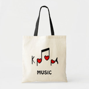 Bolso De Tela ¡Corazón de música pop coreana! ¡KPOP!