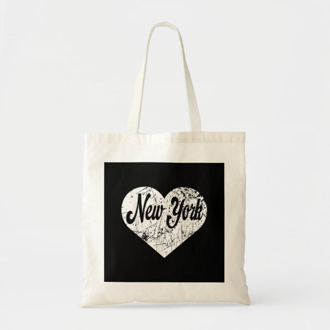 Bolso De Tela Corazón de Nueva York (Frente)