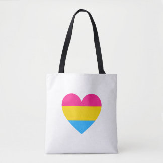 Bolso De Tela Corazón de orgullo pansexual