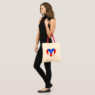 Bolso De Tela Corazón de relaciones públicas