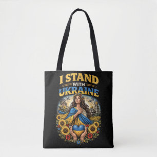 Bolso De Tela Corazón de Ucrania