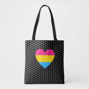 Bolso De Tela Corazón del orgullo LGBT pansexual