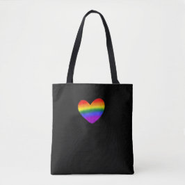 Bolso De Tela CORAZÓN LGBT tote