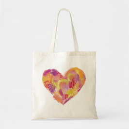 Bolso De Tela Corazón lleno