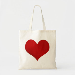 Bolso De Tela Corazón Rojo/Falso Hoja de Estaño