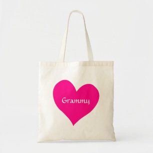Bolso De Tela Corazón rosado de Grammy